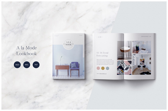 A La Mode Magazine/Brochure Template in Brochure Templates - product preview 1