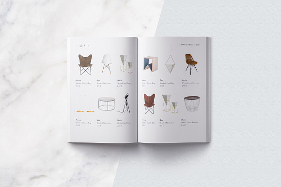 A La Mode Magazine/Brochure Template in Brochure Templates - product preview 4