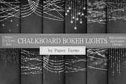 Chalkboard Bokeh Lights