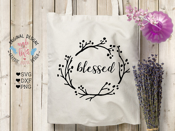 Blessed Cutting File in Illustrations - product preview 1