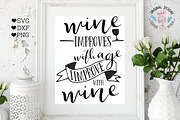 Wine Improves With Age Cutting File
