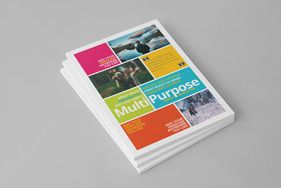 Multipurpose Print Newsletter in Magazine Templates - product preview 6