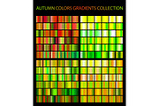 Autumn colors gradients