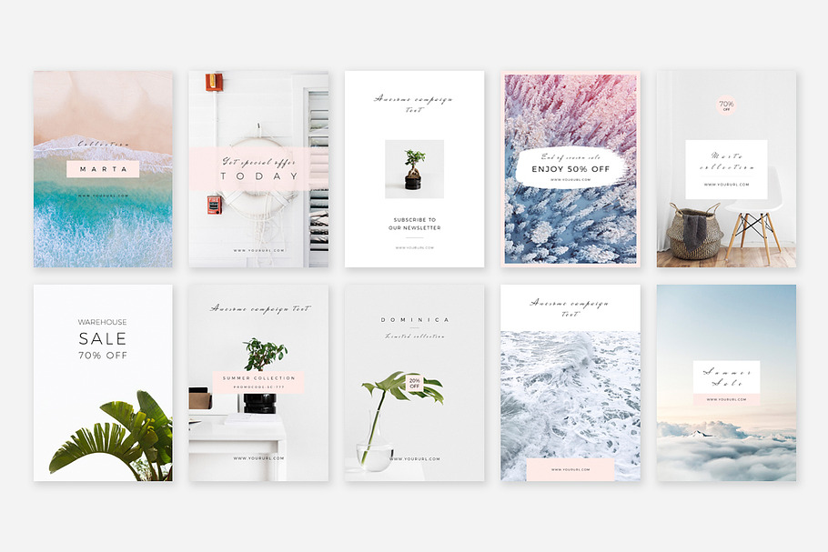 Pink Pinterest Pack in Pinterest Templates - product preview 8