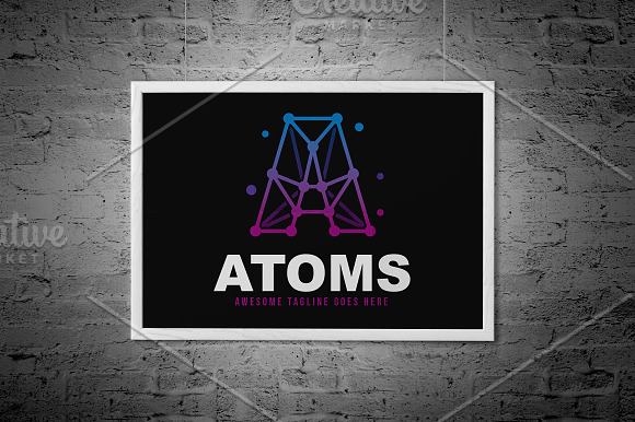 Atoms Logo in Logo Templates - product preview 1