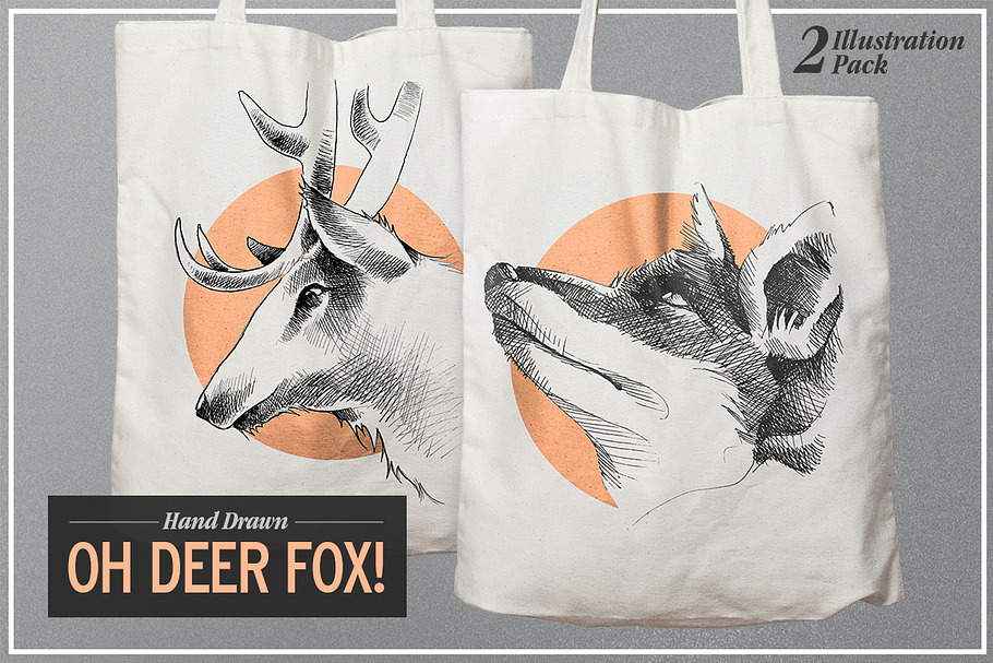 Oh Deer Fox! in Illustrations - product preview 8