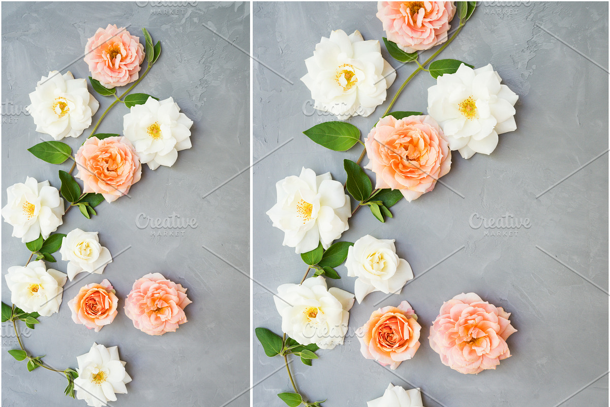 Bright Styled Stock Floral Flatlay   in Pinterest Templates - product preview 8