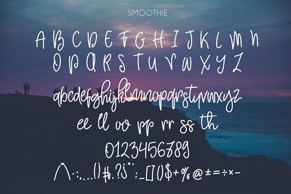 Smoothie Script in Script Fonts - product preview 4