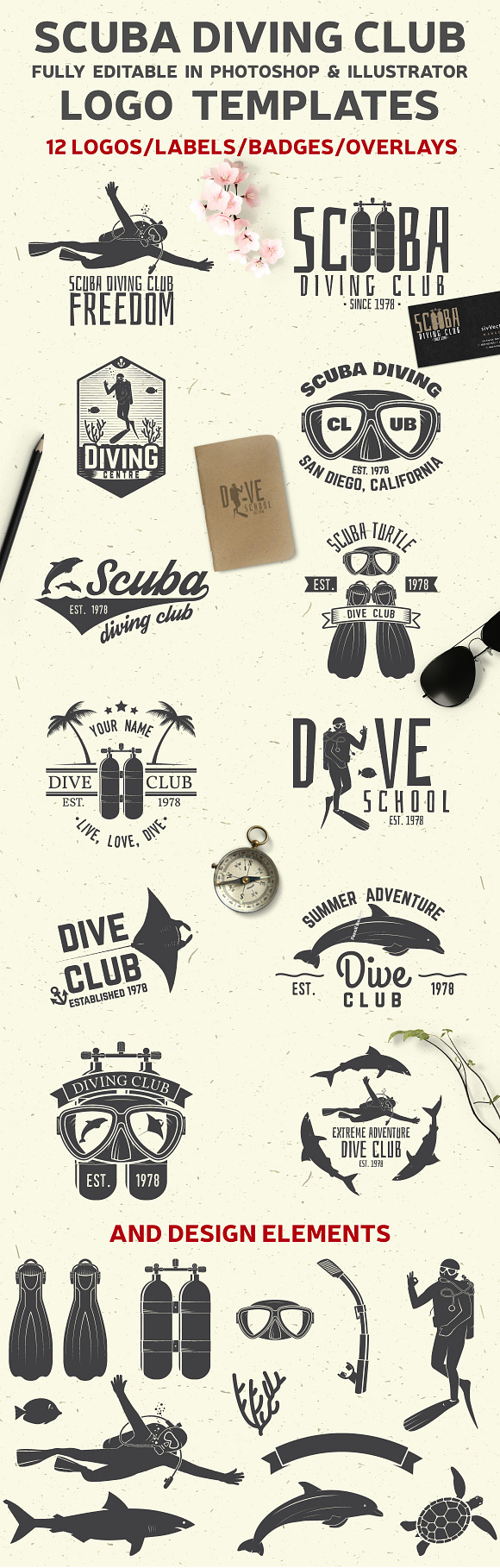 72 Badge Graphics in Logo Templates - product preview 3
