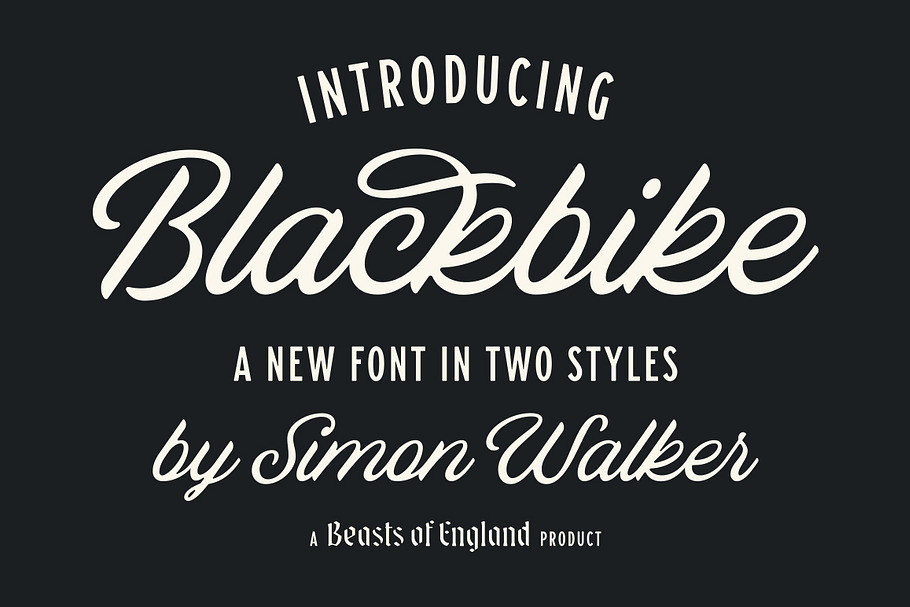 Blackbike in Script Fonts - product preview 8