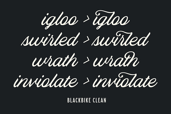 Blackbike in Script Fonts - product preview 3