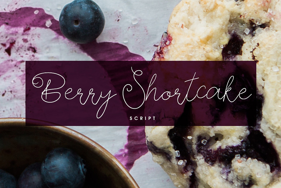 Berry Shortcake Font in Script Fonts - product preview 8
