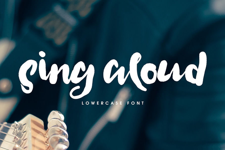 Sing Aloud Font in Script Fonts - product preview 8