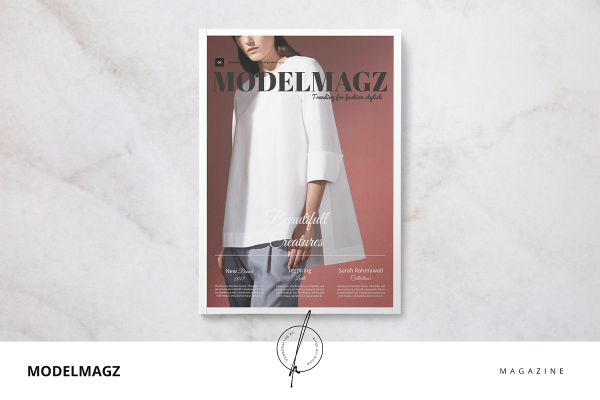 Modelmagz Magazine in Magazine Templates - product preview 8