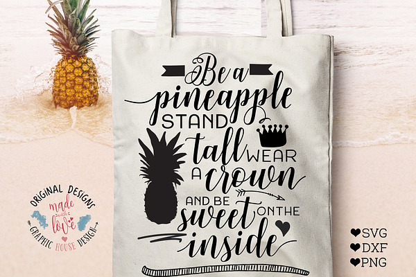 Be a Pineapple  Cutting File