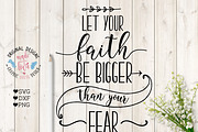 Let Your Faith Be Bigger SVG File