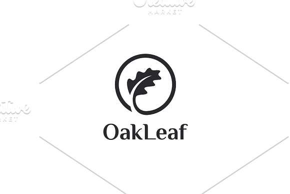 Oak Leaf Logo in Logo Templates - product preview 2
