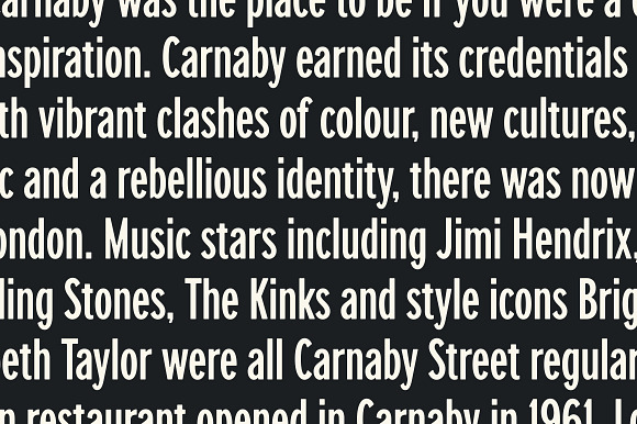 Carnaby Street in Sans-Serif Fonts - product preview 6