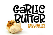 Garlic Butter: a tasty fun font!
