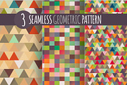 3 x Geometric Pattern