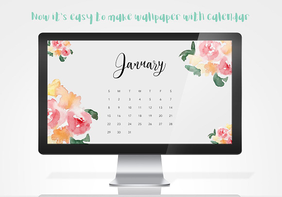 Create your own 2018 calendar in Objects - product preview 2