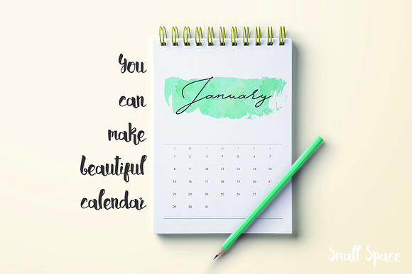 Create your own 2018 calendar in Objects - product preview 3