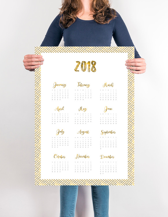 Create your own 2018 calendar in Objects - product preview 6