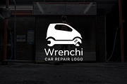 Wrenchi : Car / Auto Repair Logo