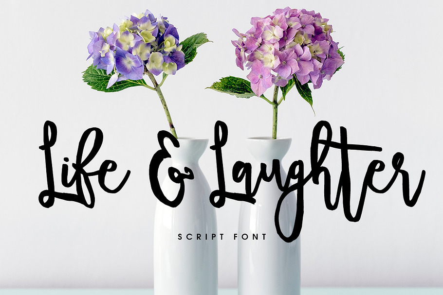 Life & Laughter Font in Script Fonts - product preview 8