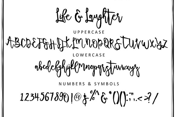 Life & Laughter Font in Script Fonts - product preview 1
