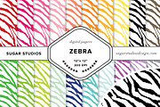 Zebra Digital Paper Mega Pack