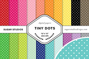 Tiny Dots Digital Background Papers
