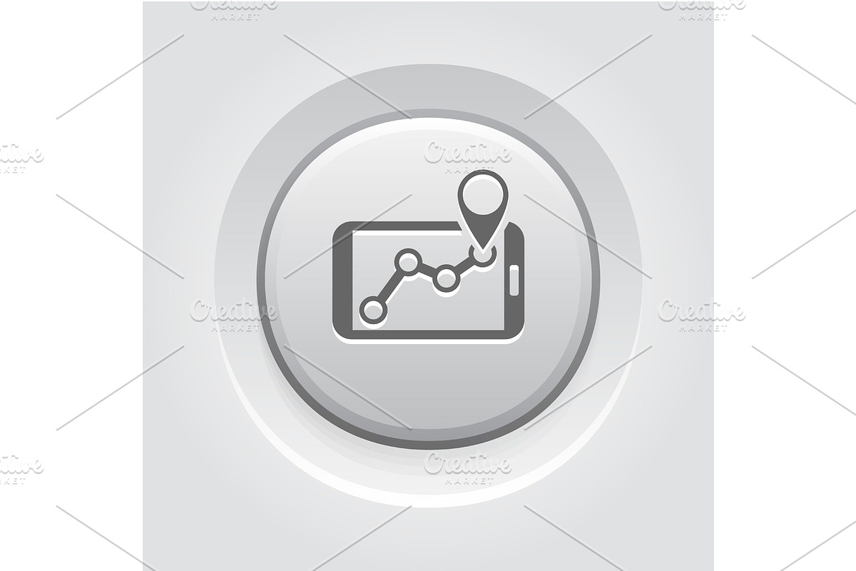 GPS Navigation Icon in Illustrations - product preview 8