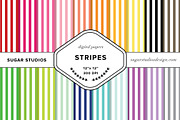 Stripes Digital Paper Mega Pack