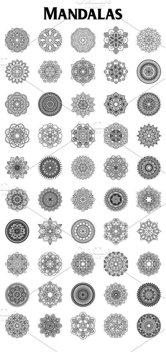 50 Mandalas in Objects - product preview 2