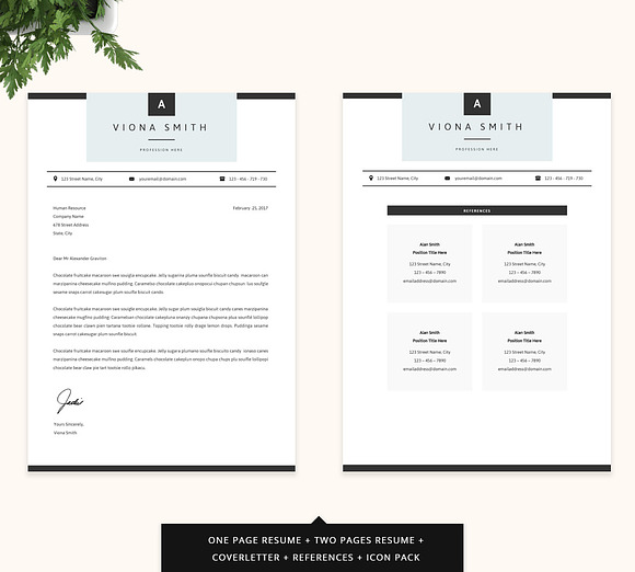 Resume Template in Resume Templates - product preview 2