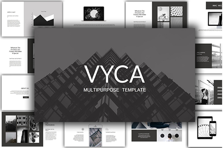 Vyca Powerpoint Template in PowerPoint Templates - product preview 8