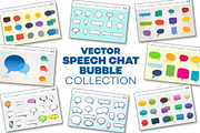 Vector Speech Chat Bubble Collection