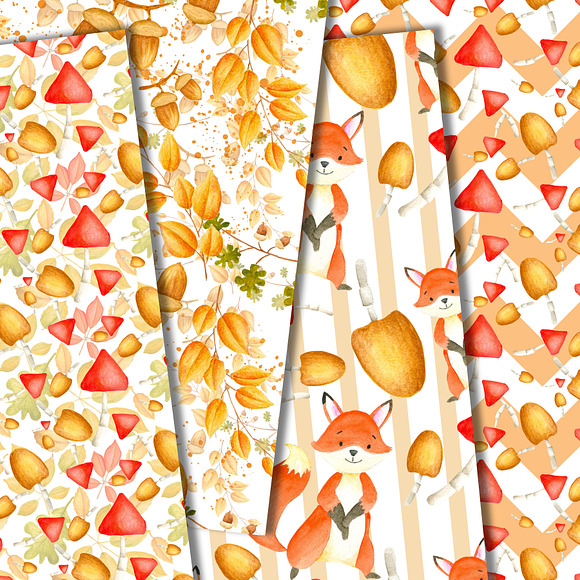 Autumn fairy papers in Patterns - product preview 3