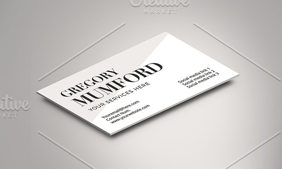 Flex CV (DOC + PSD) + Business Card in Resume Templates - product preview 2
