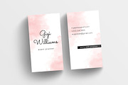 Watercolor Wash Business Card
