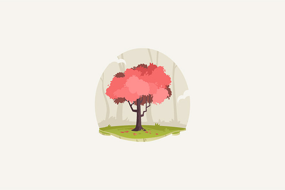 season trees in Illustrations - product preview 1