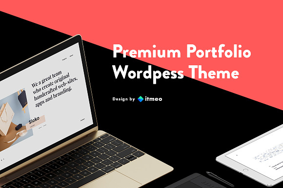 Brut Portfolio Theme in WordPress Portfolio Themes - product preview 1
