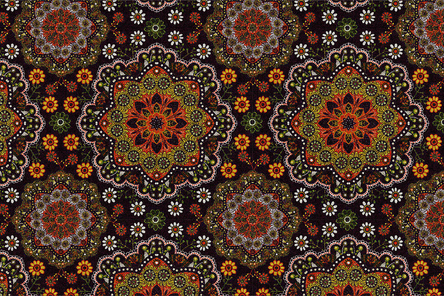 Floral seamless pattern in Patterns - product preview 8