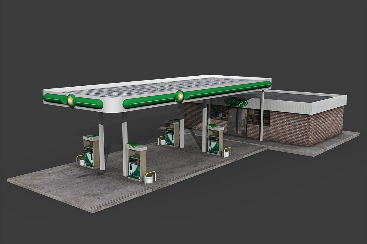 Gas Station in Architecture - product preview 8