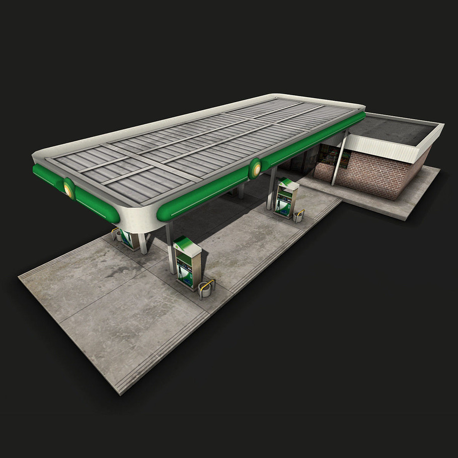 Gas Station in Architecture - product preview 1