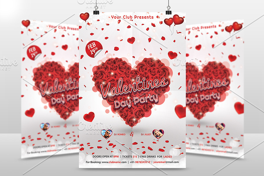 Valentines Night Party Flyer