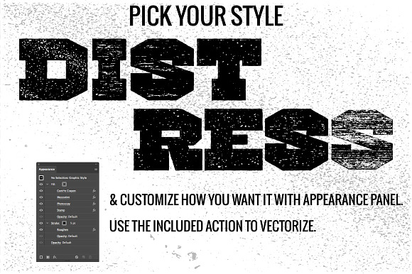 Vector Distress Graphic Styles in Add-Ons - product preview 1