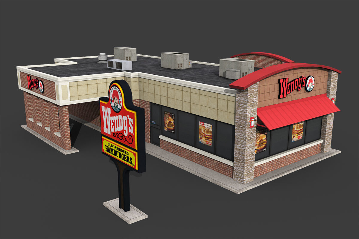 Wendys Restaurant in Architecture - product preview 8
