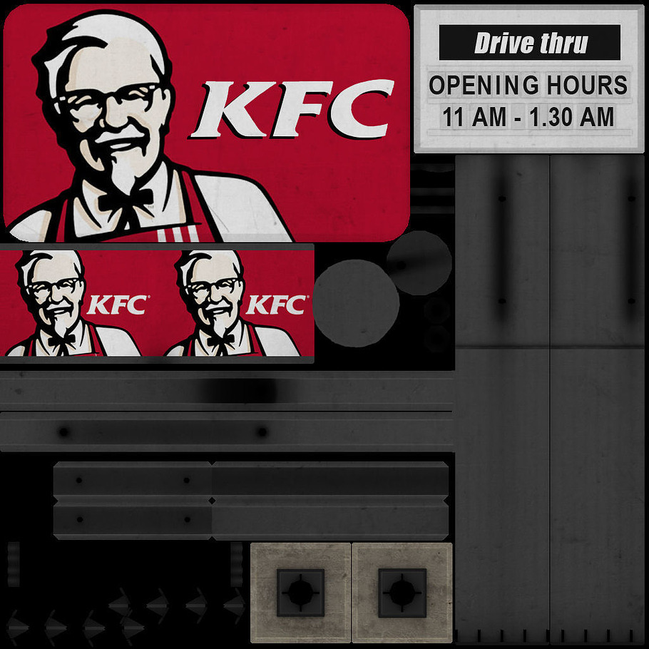 KFC Restaurant in Architecture - product preview 9